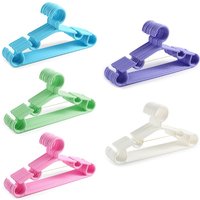 10 Pcs/Set Plastic Baby Clothes Hanger Mini Size Baby Coats Hangers Space Saving Closet Hanger Nursery Room DropShipping