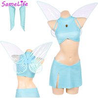 Fairy Bloom Cosplay Fantasy Clothing Wings Cartoon Winx Costume Disguise Halloween Adult Women Roleplay Fantasia Party Outfits