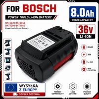 Bosch 36V Ladegerät BAT810 BAT840, 8,0Ah Wiederaufladbarer Lithium-Ionen-Ersatzakku mit großer Kapazität für Werkzeuge D-70771 BAT836 BAT818 2607336003