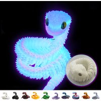 11.8in 3D Printed Snake Figurines Simulated Animals Snake Gift For Kid Craft Ornament Simulation Home Decoration Ornament