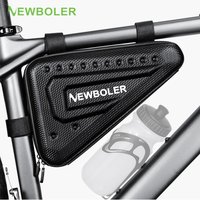 NEWBOLER 100% Waterproof MTB Road Bike Triangle Bag 2.5L Cycling Tube Bag Cycling Frame Front Bag Repair Tools Pannier Bike Bag