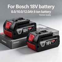 High-Performance 18V 12.0Ah LITHIUM-ION Battery Replacement for Bosch 18V Battery BAT612 BAT618 GBA GSR GSB Rechargeable Battery