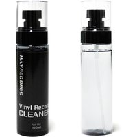 100ml Bottle Vinyl Record Cleaning Kit Liquid Spray Dust Cleaner With Waterproof Pad for LP/CD Player Turntables Cleaning Kit
