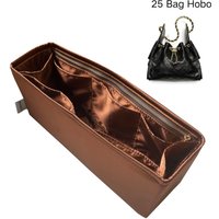 Organizer Insert Acetate Silk Bag Organizer Lining Protective Makeup for 25 Bag Hobo Storage Inner Bag Lightweight Shaper