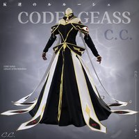 Code Geass C.C. Queen Cosplay Costumes Anime Character Halloween Party Costume Performance Clothes for Adult Women
