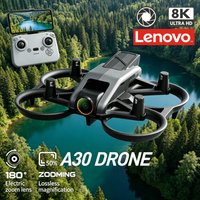 Lenovo A30 PRO Foldable RC Quadcopter 4K 8K Aerial Drone Full Wrap Protection Racing Style Outdoor Flying Drone