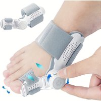 Adjustable Thumb Hallux Valgus Corrector and Toe Alignment Orthotic | Strong Support with Breathable Holes, Soft Cushioning