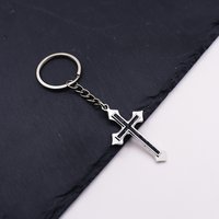 1pcs classic cross keychain key ring key chain car key chain pendant fashion bag jewelry