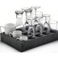 Foam Cup Holder Storage Box Caravan RV Glass Ceramic Cups Bottles Fixed Anti-Fall Protection Foam Box Storage Organizer
