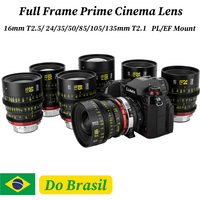 Meike Prime 35/50/85/105/135mm T2.1 Cine Lens for FF Cinema Camera Systems,such as Canon C700 C500II,Sony VENICE,Sony FX3 FX6