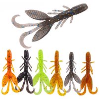 12pcs 6 colors 5.5CM/1.4G Shrimp Lures Fishing Lures Artificial Fishing Bait Isca Artificial Ascesorios Pesca fishing lures