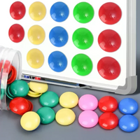 Mixed Color Mini Refrigerator Magnets Multi-scene Whiteboard Fix Sticker Kitchen Office Classroom Teaching Decor Small Present