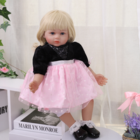 Vivid 3D High Color Skin Girl Rebirth Doll with 20 inch High Color Vinyl Body, Comes with Baby Doll Accessories, Suitable for Children Aged 3 and Above
