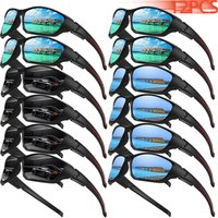AliExpress WSZ 12PCS Travel Summer Beach Fashion Vintage Colorful Stripe Fishing Cycling Sunglasses MenWomen Running Mountaineering Sun Glasses