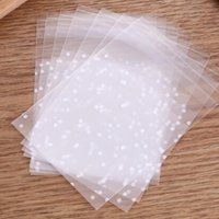 100PCS Transparent Dot Plastic Gift Bags Self Adhesive Candy Cookie Packaging Bag DIY Wedding Party Decor Festival Favor Pouches