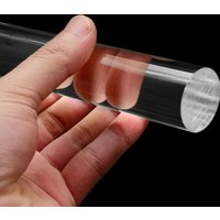 1Pc Clear Acrylic Round Rod OD10/15/20/30/40/50-100mm,Length 50mm DIY Craft Architectural Model Material Acrylic Transparent Rod