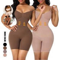 Women Seamless Shapewear Bodysuit Push Up Tummy Control Waist Trainer Butt Lifter Slimming Full Body Shaper For Daily Wear