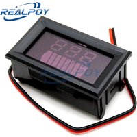 0.56 LCD Digital Voltmeter 12/24/36/48/60V Lithium Battery Capacity Meter Tester Voltmeter For Battery Car Lead Acid Power Car