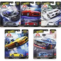 Genuine Hot Wheels Ronin Run 2 Premium Models Honda Mazda Lancer Evolution Toyota Supra Skyline Car Culture Toys for Boys Riders