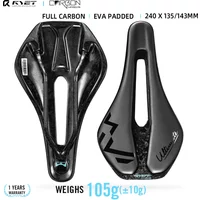 AliExpress RYET Ultralight Carbon Bicycle Saddle 3D Printed Bicycle Saddle 135/143mm Bike Saddle for MTB Gravel Road Bike Seat Bicycle Part