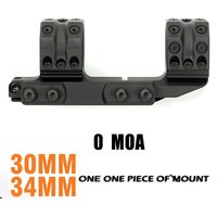 Scope Rings 0 MOA 1.54 inch for 21MM Picatinny Rails, AR15, M4 30mm 34mm Mount, 6061-T6 Aluminum,
