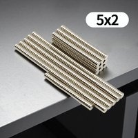 5x2mm Powerful Neodymium Magnet Round Super Strong Magnets N35 NdfeB Permanent Magnetic imanes Refrigerator Magnet