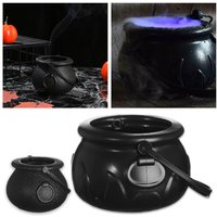 1PC 7x5cm Halloween PP Plastic Cauldron Candy Witch Barrels Skull Jar Party Prop Best Halloween Decoration