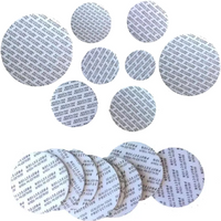 50pcs Self-adhesive Foam Resistant Tamper Pressure Sensitive Seals for Bottle Cap Liners Seals for Cosmetic Jar Pot 20mm-101mm