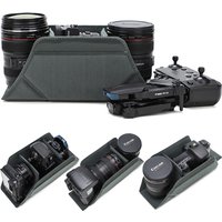 QISEMIAN Digital Camera Bag - DSLR Storage Bag - Shockproof and Drop-resistant - Thick Inner Lining - Divided Bag