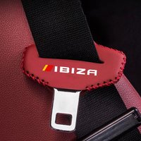 2PCS Car Seat Belt Buckle Plug Protective Cover Protective Cover Car Safety Seatbelt Anti-scratch For Seat Ibiza Styling