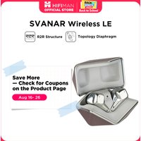 HIFIMAN SVANAR Wireless LE Noise Cancelling Bluetooth in-Ear Hi-Fi Earphones with Hymalaya DAC, Topology Diaphragm Driver, IPX5 image 3