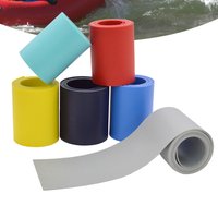 1pc Inflatable Boats-Kayak Special Damaged-Leaking Hole PVC Repair Patch Kit 100x5cm Glued Waterproof Patch Tool Boat Accessorie
