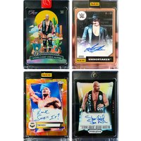 PANINI DIY STONE GOLD WWE Signature collection card bricks Undertaker homemade Boy Christmas birthday present Acrylic ornaments