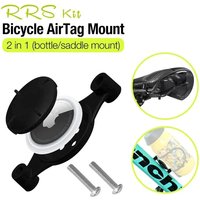 Rrskit AirTag Bike Bottle Holder Protective Case For Apple Airtag GPS Locator Tracker Keychain Bike Seat Arch Bracket Mount Cage