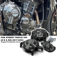 For Triumph Street Triple 765 R S RS Street Triple 765RS 2017-2025 Motorcycle Engine Cover Sets Bonnet Protector Engine Cover