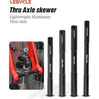 AliExpress LeBycle LEBYCLE MTB Thru Axle Road Bike Shaft Front Rear Skewers Cap 12mm 15mm Wheel Axis Hub X-12 Nut 15x100 12x142 12x100 12x148 15x11