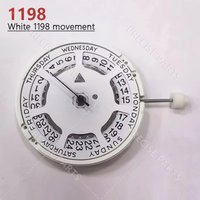 1198 Movement Isa 1198l-3 Swiss Quartz Movement 3 Hands With Date/Day Old no.1198 104 Movement 1 Jewel