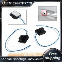 1/2 Pcs Exterior Door Handles Parts For Kia Sportage 2017-2021 Car Front Door Handle Button Switch 82651D9710 82661-D9710