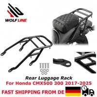 WOLFLINE Heckgepäckträger für Honda Rebel CMX 500 300 2017-2025 für CMX500 CMX300 Heckgepäck-Lastenträger Halterung