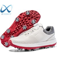2025 Hot Sale Professional Golf Shoes Men Outdoor Anti-Skid Quick Lacing Golf Spikes Sneakers Breathable Waterproof Luxury Shoes