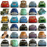 2026 HOT Pixar Cars 3 Lightning McQueen Fillmore 4-9CM 1:55 Metal Model Racing Car Toys Children's Birthday NEWYEAR Gifts