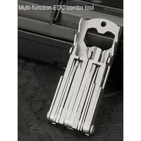 Multi-functional Stainless Steel Pocket Tool – 13-in-1 Portable Folding Tool for Outdoor Emergency Repairs
