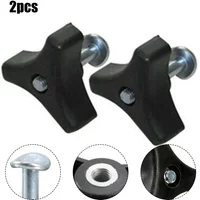2PCS Triangle Handle Knob Nut Screw Bolt Set For Mountfield Lawn Mower And Compatible Lawn Machines Replacement Parts