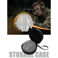 AliExpress NONE Noise-Canceling Headset Box Tactical Earmuffs Storage Bag,For Travel Sports Cycling Hard Protection Case Fit Foldable Headphones