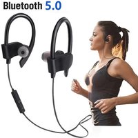 Sports Wireless Bluetooth Headset 3D Stereo Running Bluetooth Earphones Mini Earbuds Ear Hanging Universal Waterproof Headphones