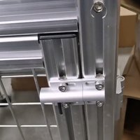 Aluminum Finishing Door Bolt Industrial Profile Assembly Frame Latch Lock 3030 4040
