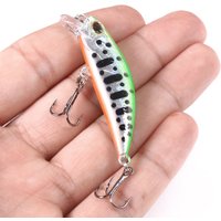 1 Stück 5,8 cm 4,9 g Pesca Jerkbait Köder Sinkender Minnow Angelköder Harter Köder Schwarzer Minnow Wobbler Angelzubehör