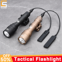 WADSN SF M600 M600C M600U Airsoft Powerful Flashlight Hunting Torch Scout Rifle Gun 1Weapon LED Light Fit 20mm Picatinny Rail