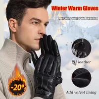 AliExpress NONE Winter Warm Full Fingers Waterproof Windproof Non-Slip Cycling Outdoor Sports Running Motorcycle Ski Touch Screen Gloves