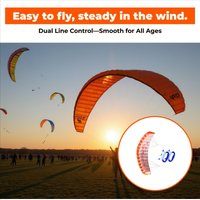 Dual Line Traction Kite Surfing Stunt Trainer Kite Parafoil Parachute Wing